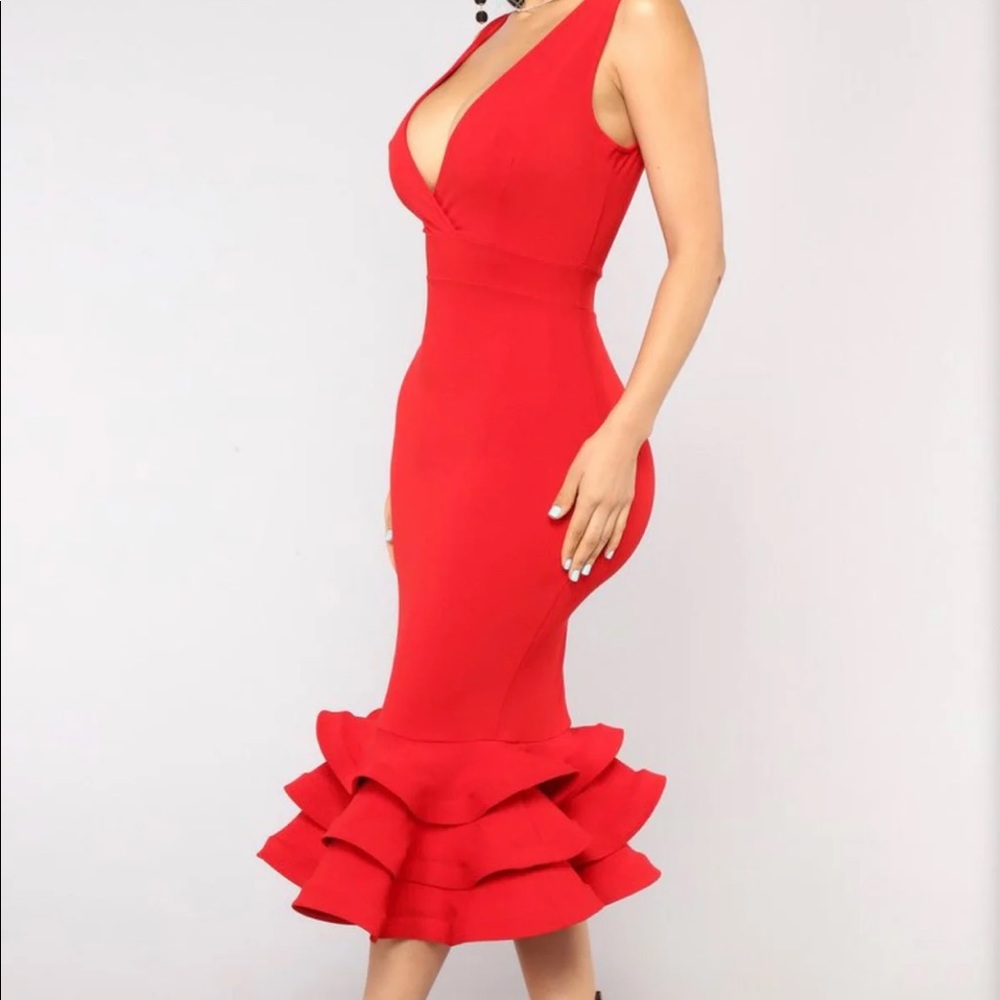 Red Formal Fashion Nova Dress